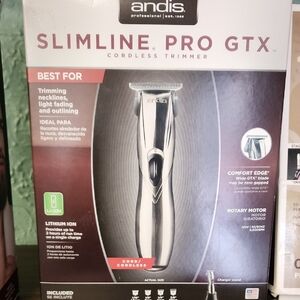 Andis Slimline Pro GTX Cordless Trimmer - Silver and Black